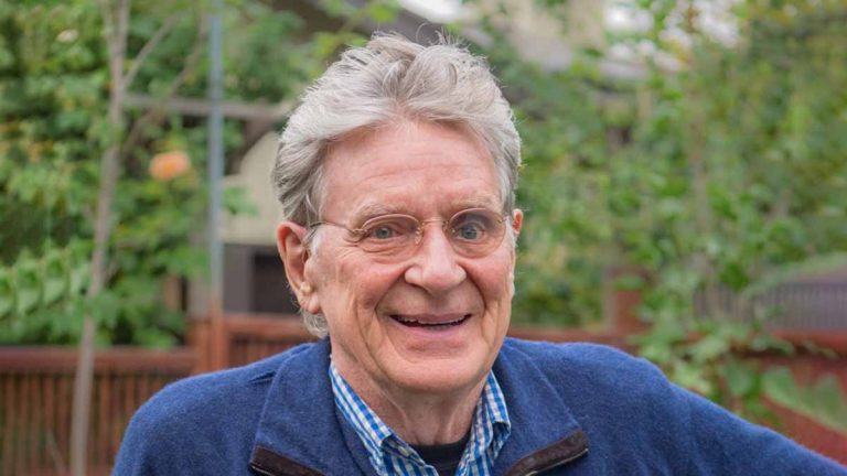 Doctor Robert Thurman, Professor of Tibetan Studies casual closeup portrait headshot